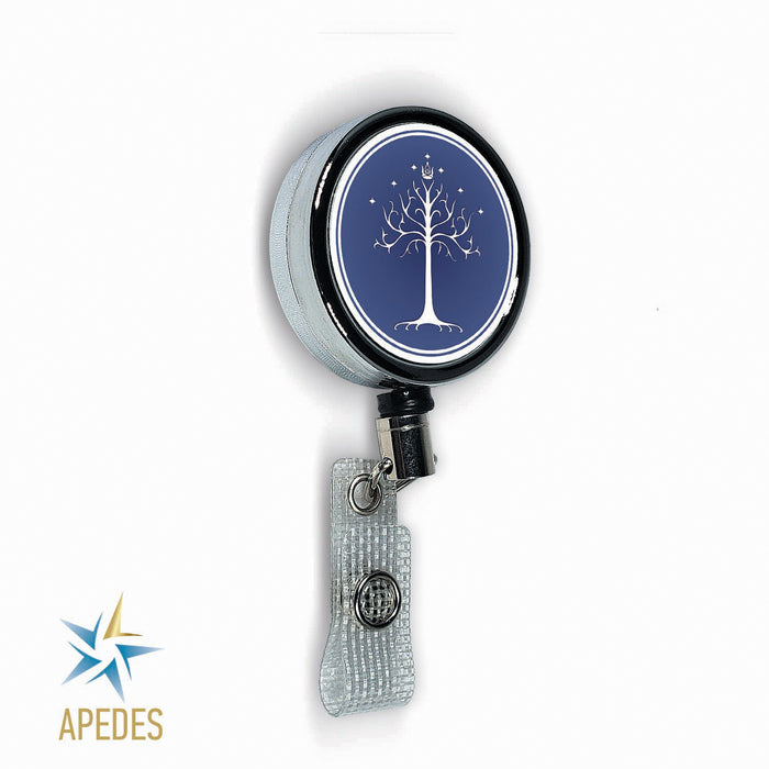 Lord of Rings King Aragorn Badge Reel Holder — Apedes Flags And Banners