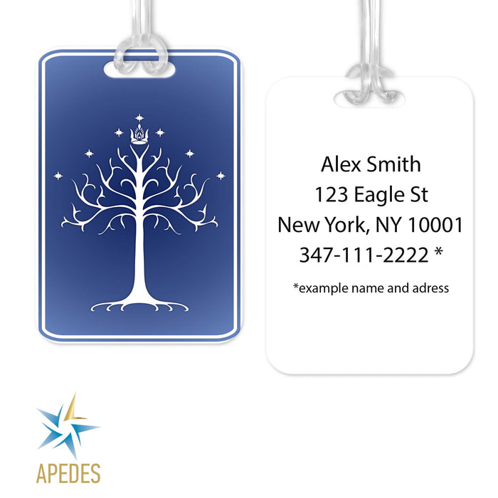 Personalized Luggage Tag Customizable Travel Tag Christmas 