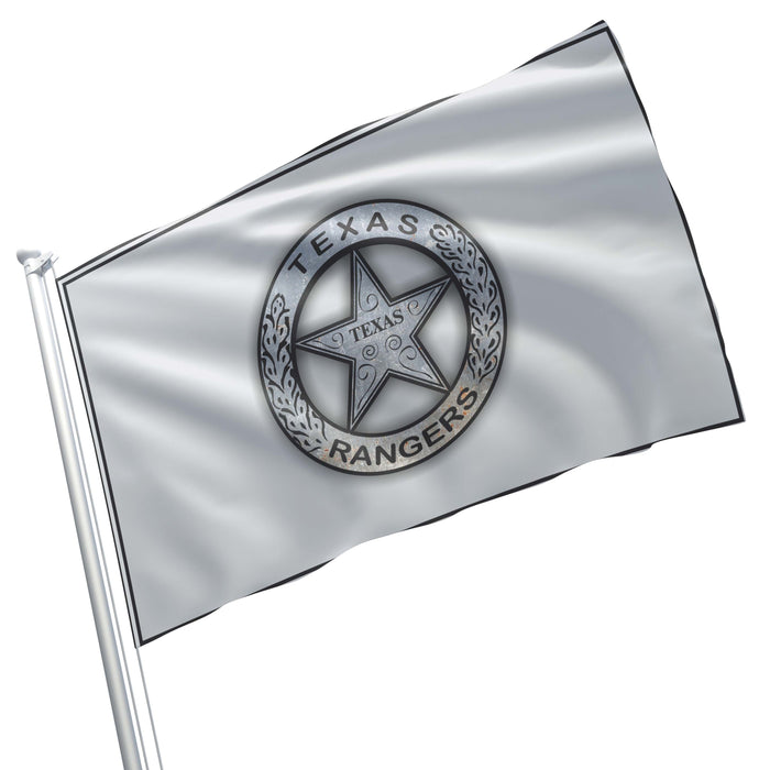 Texas Ranger Badge Flag Banner