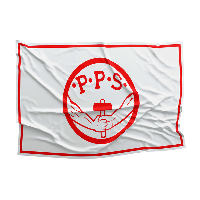 Polish Socialist Party Political Poland Polska Partia Socjalistyczna PPS Flag Banner