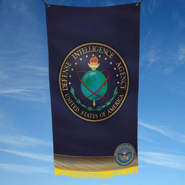 DIA Defense Intelligence Agency Committed to Excellence in Defense of the Nation Flag Banner