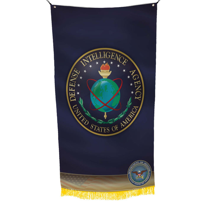 DIA Defense Intelligence Agency Committed to Excellence in Defense of the Nation Flag Banner