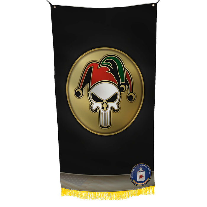 CIA NCS DO SOG Special Operations Group Spin Boldak OGA Afghanistan Jester Flag Banner