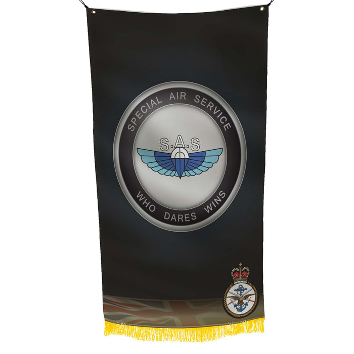 Who Dares Wins Special Air Service British Army Flag Banner