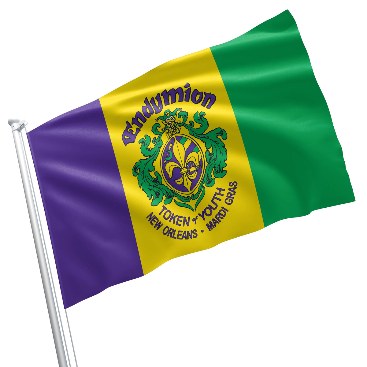 Mardi Gras Flag-Raising Ceremony