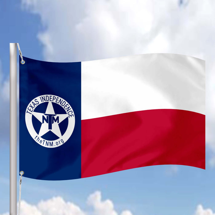 TNM Texas Nationalist Movement Texas Independence Flag Banner